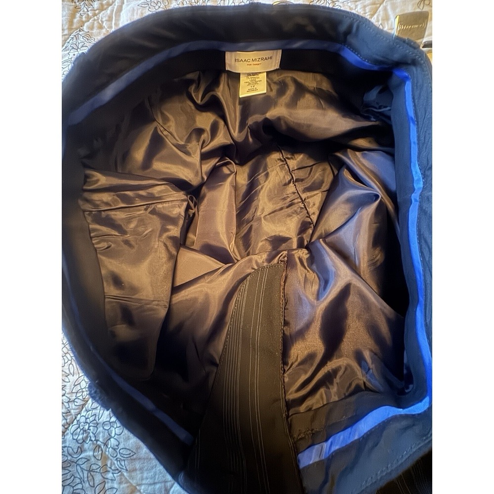 Isaac Mizrahi Pinstripe‎ Career Pencil Skirt Size 12 - fits like size 10 - Picture 4 of 8